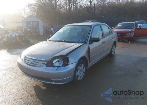 2001 Honda Civic Lx z USA, uszkodzony, nr VIN 2HGES16531H616279